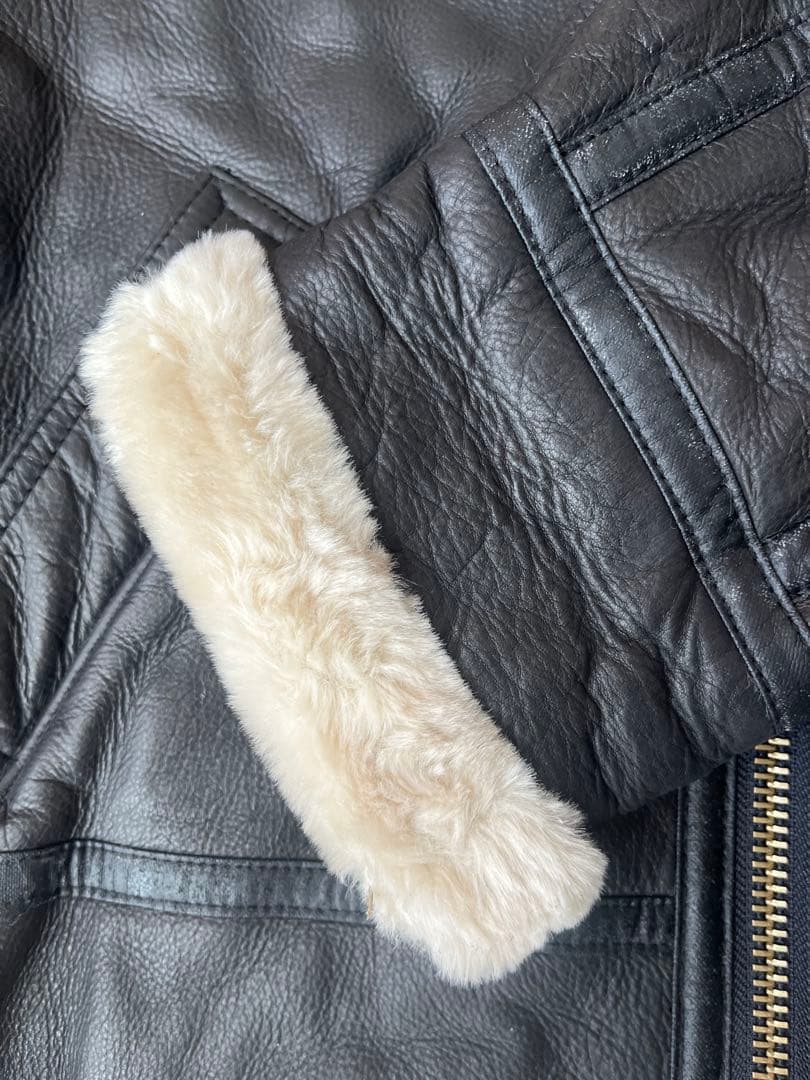 専用　BOSS ムートンジャケット　B-3 牛革　2000年　LL