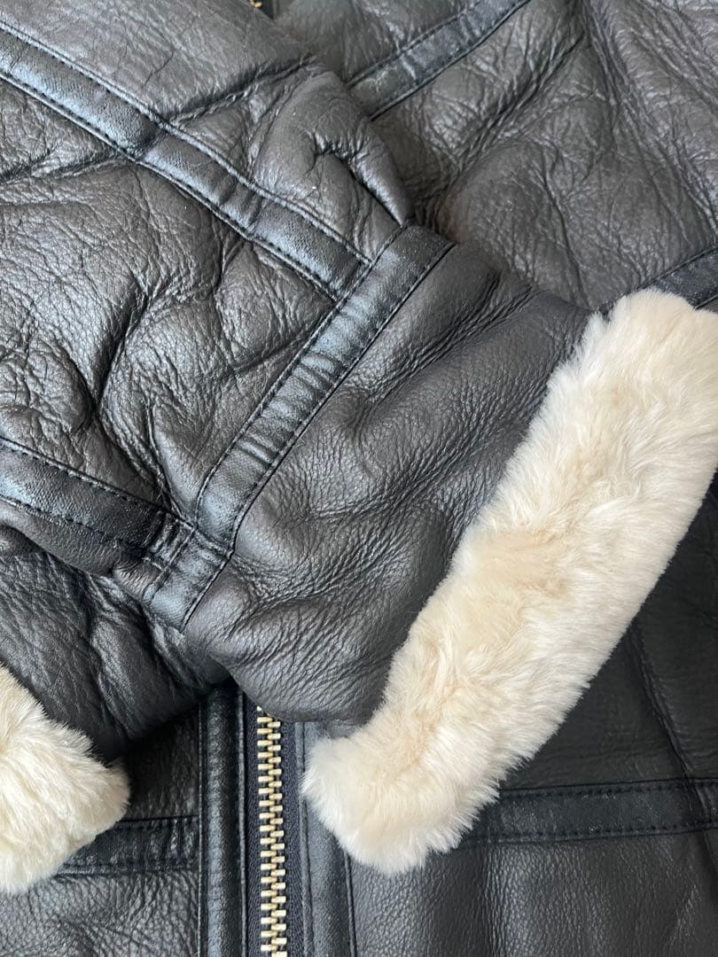 専用　BOSS ムートンジャケット　B-3 牛革　2000年　LL