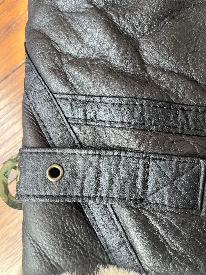 専用　BOSS ムートンジャケット　B-3 牛革　2000年　LL