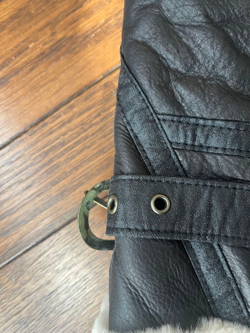 専用　BOSS ムートンジャケット　B-3 牛革　2000年　LL