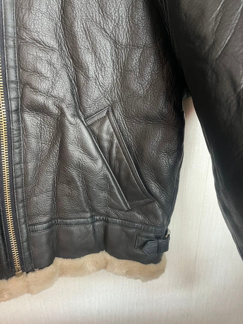 専用　BOSS ムートンジャケット　B-3 牛革　2000年　LL