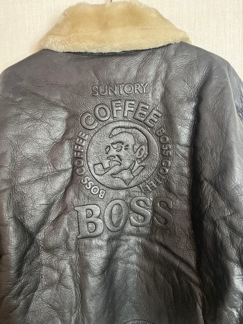 専用　BOSS ムートンジャケット　B-3 牛革　2000年　LL