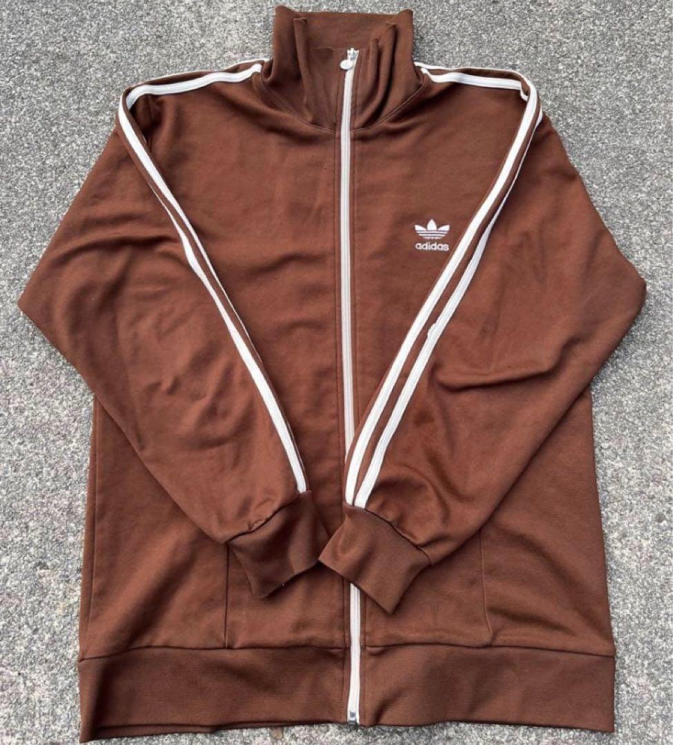 ア*ザ様 adidas トラックジャケット万国旗タグ 銀タグ 90s ジャージ