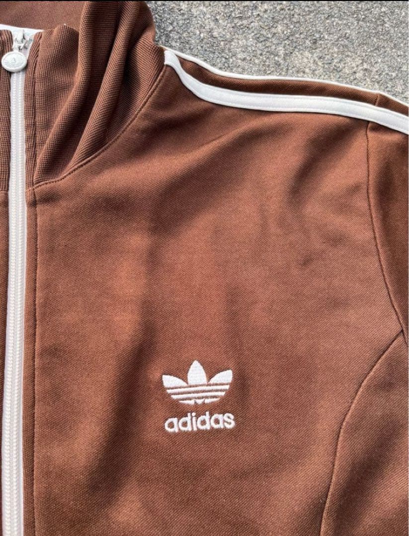 ア*ザ様 adidas トラックジャケット万国旗タグ 銀タグ 90s ジャージ