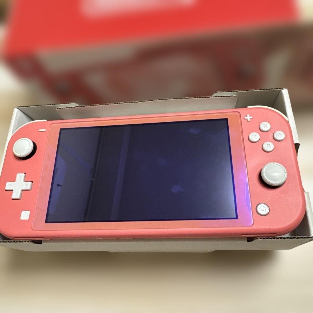 【美品】任天堂Switchライト コーラルピンク 本体