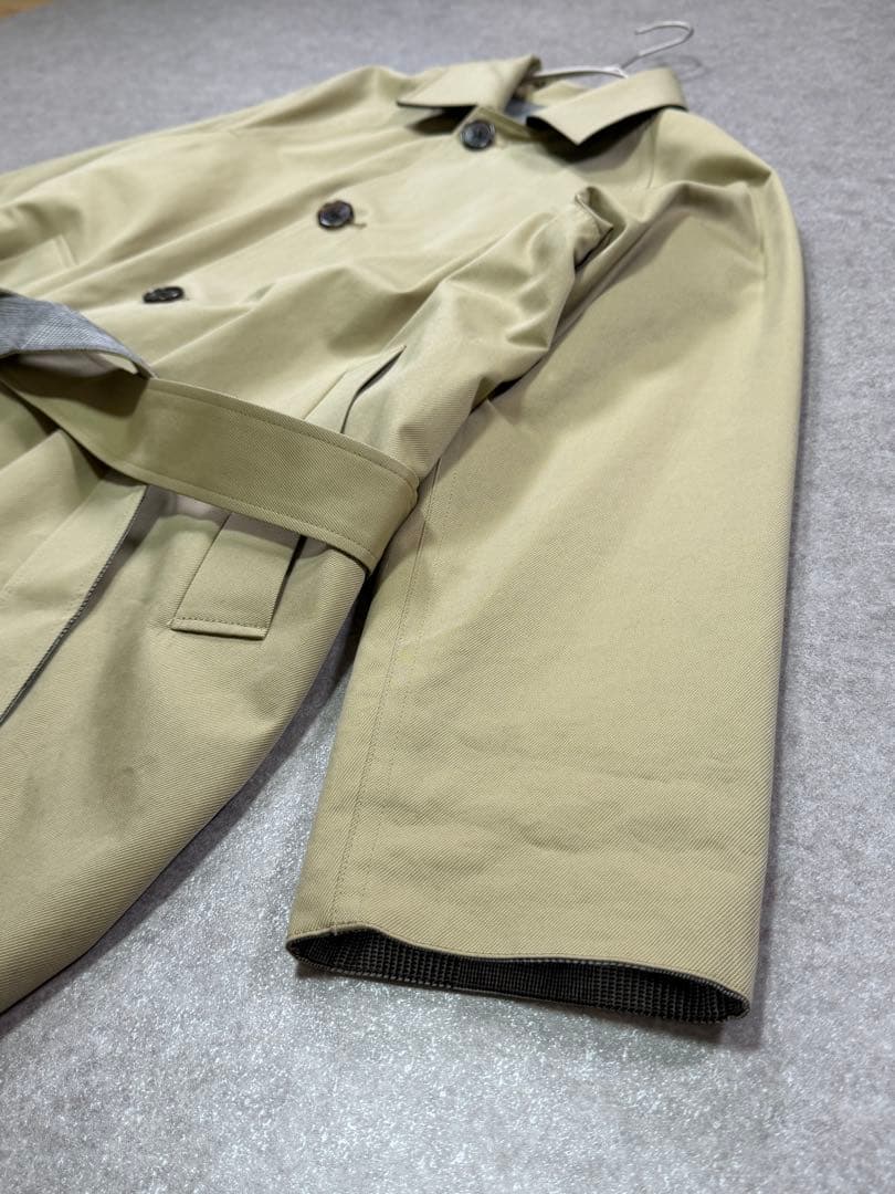 美品✨TICCA ティッカ　リバーシブルステンカラー　テントコート　ベロア襟