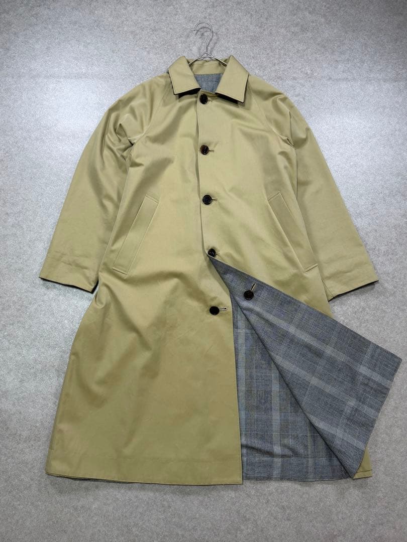 美品✨TICCA ティッカ　リバーシブルステンカラー　テントコート　ベロア襟