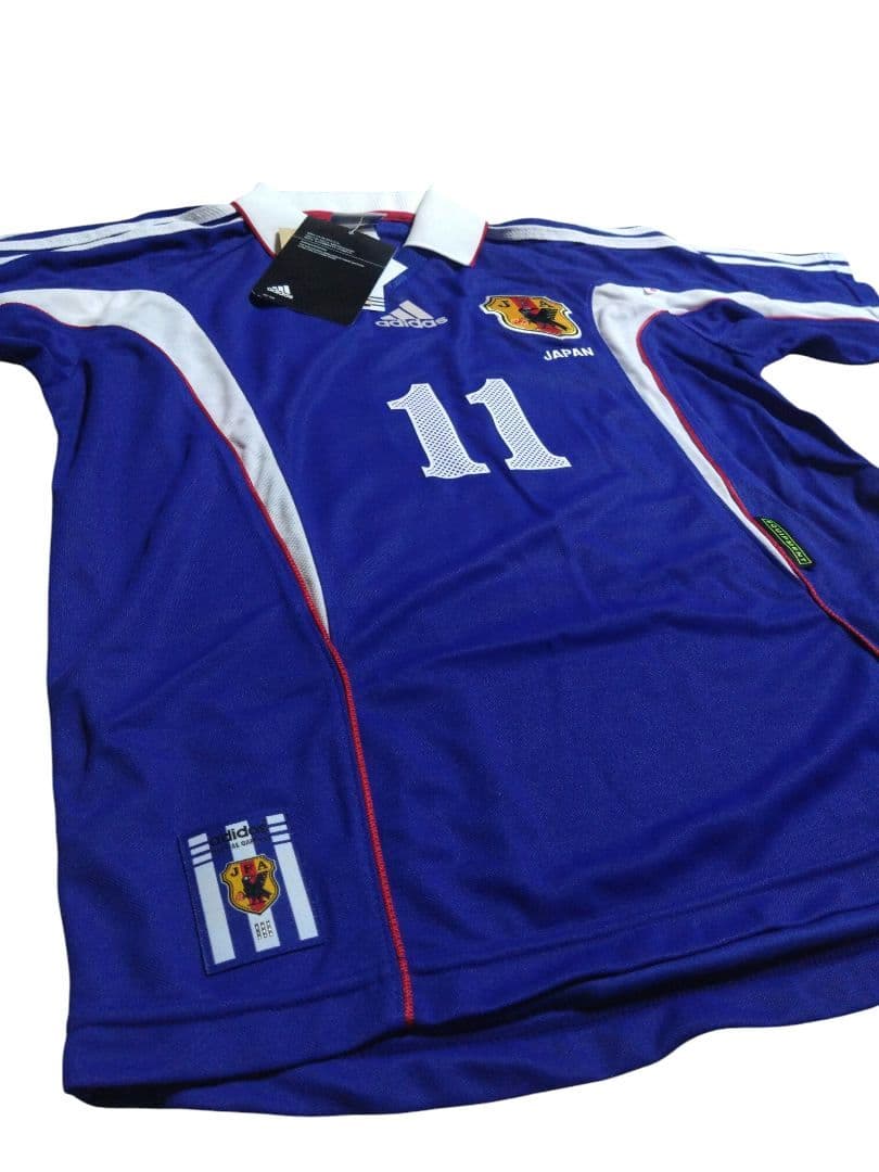 adidas　99年　三浦知良　日本代表ユニフォーム　新品未使用タグ付き