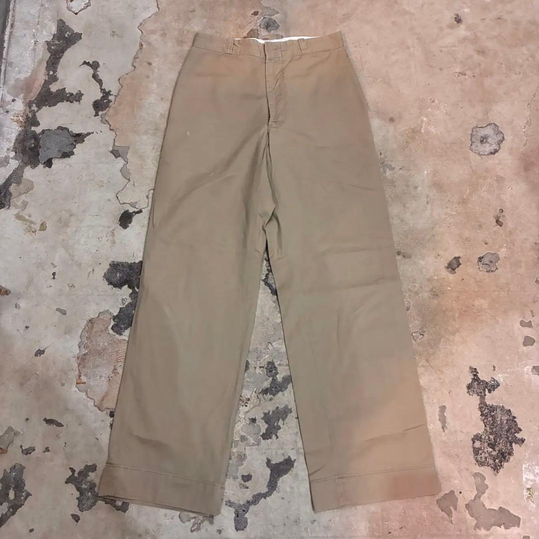 70s USMC Chino 米軍 海兵隊 チノパン トラウザーズパンツ 実物