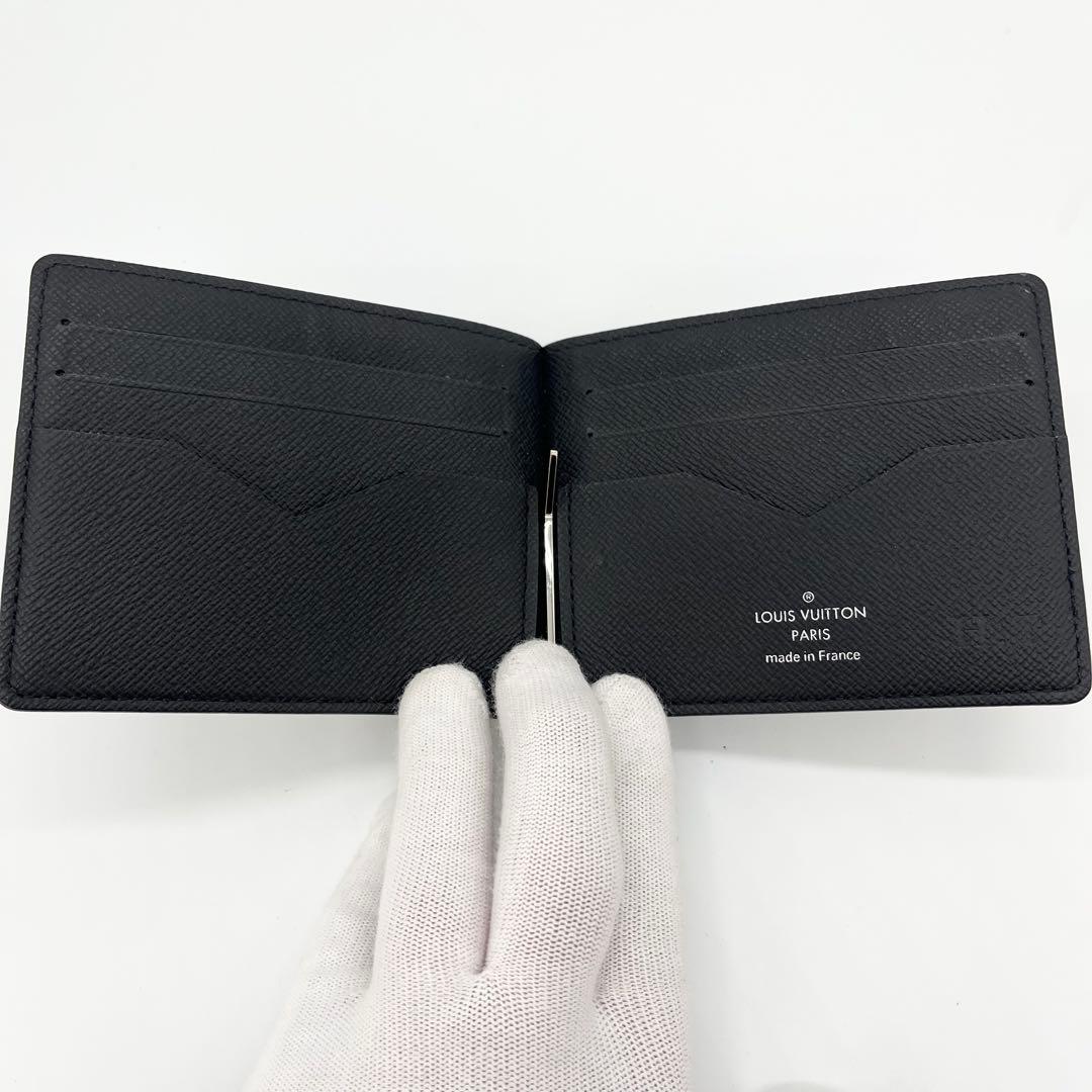 【美品】ルイヴィトン　ポルトフォイユパンス　マネークリップ　ダミエグラフィット