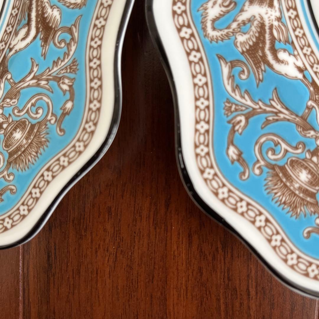 ナンタケットウェッジウッド フロレンティーン スクエア プレート3枚セット