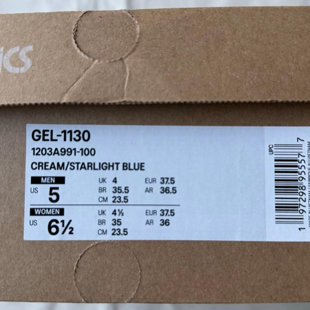 極美品 kith x asics GEL1130 23.5cm