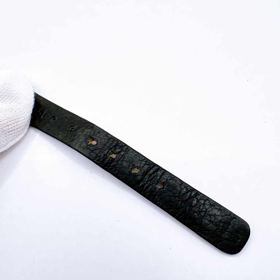 稼働品 WALTHAM ゴールド ブラック クォーツ レディース腕時計