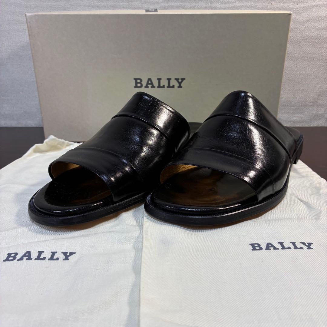 【美品】BALLY サンダル　メンズ　レザー　箱と保管袋付き