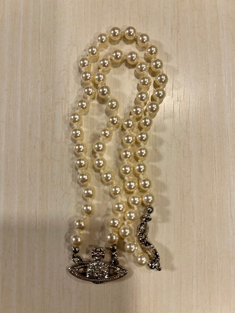 ✨Vivienne Westwood ミニバスレリーフ パールネックレス✨