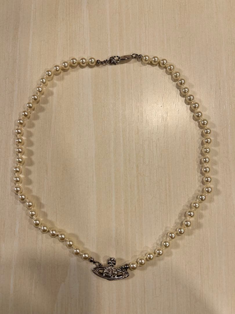 ✨Vivienne Westwood ミニバスレリーフ パールネックレス✨