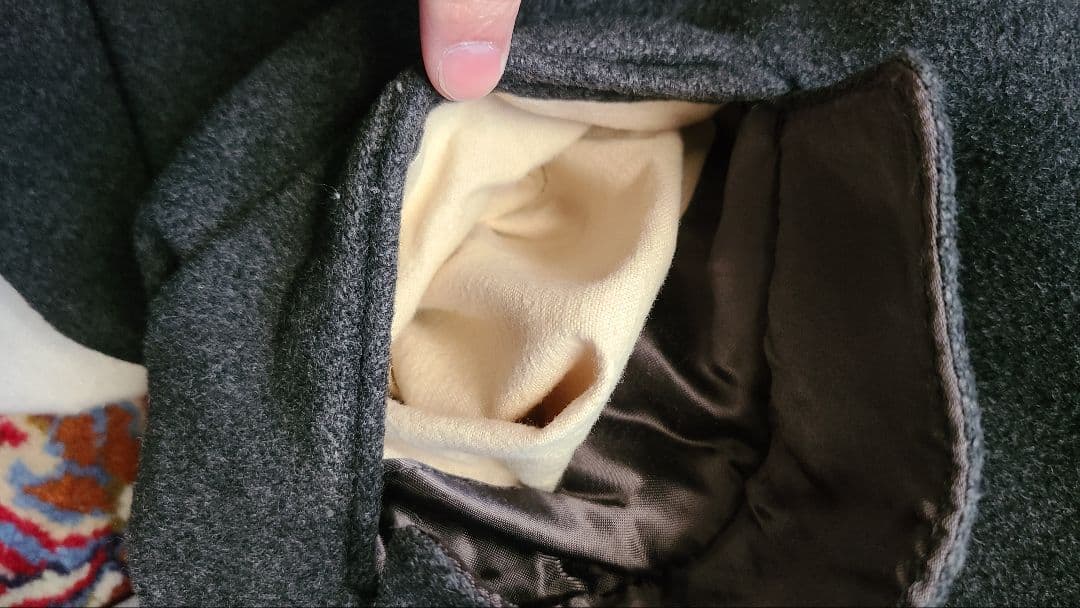 70s イギリス製 ADOLFO カシミヤチェスターコート アクアスキュータム