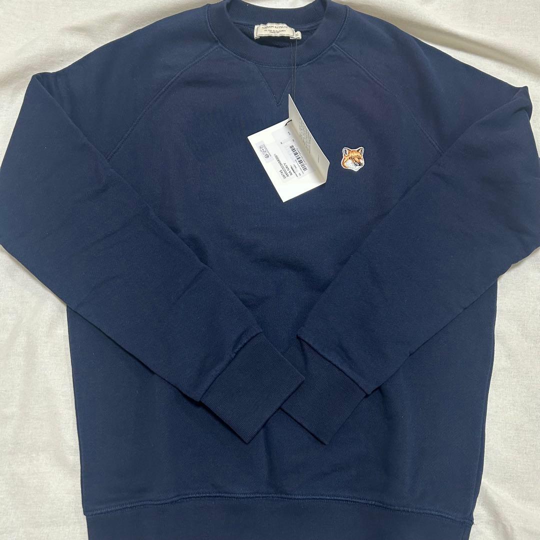メゾンキツネ　スウェット　ネイビー　XS
