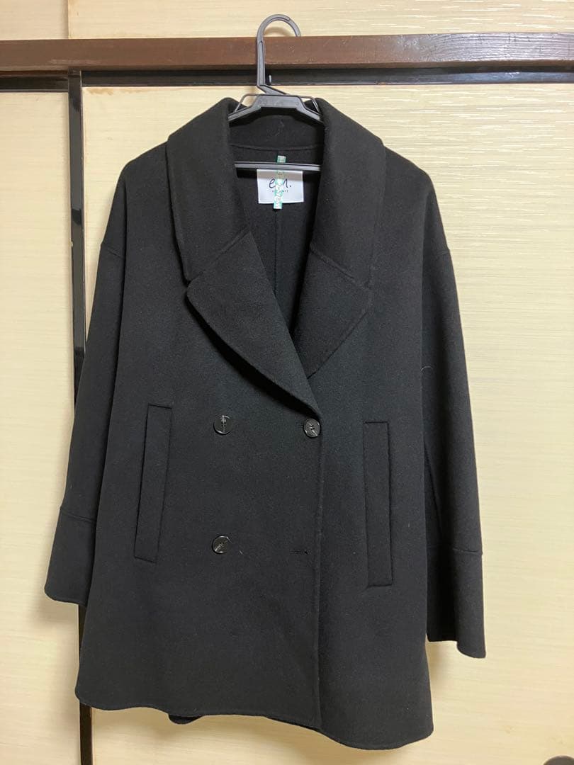 新品同様evernavy ウールリバーPコート 定価32900円　完売