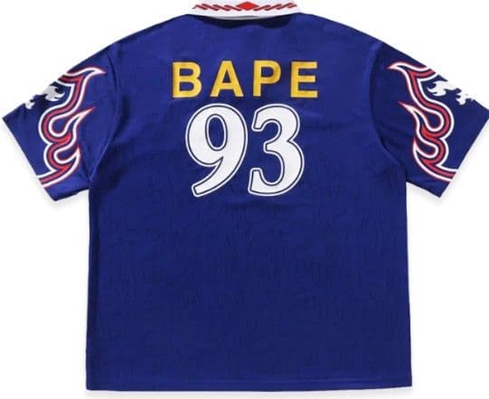 BAPE ADIDAS FLAME JERSEY XL 日本代表　soccer