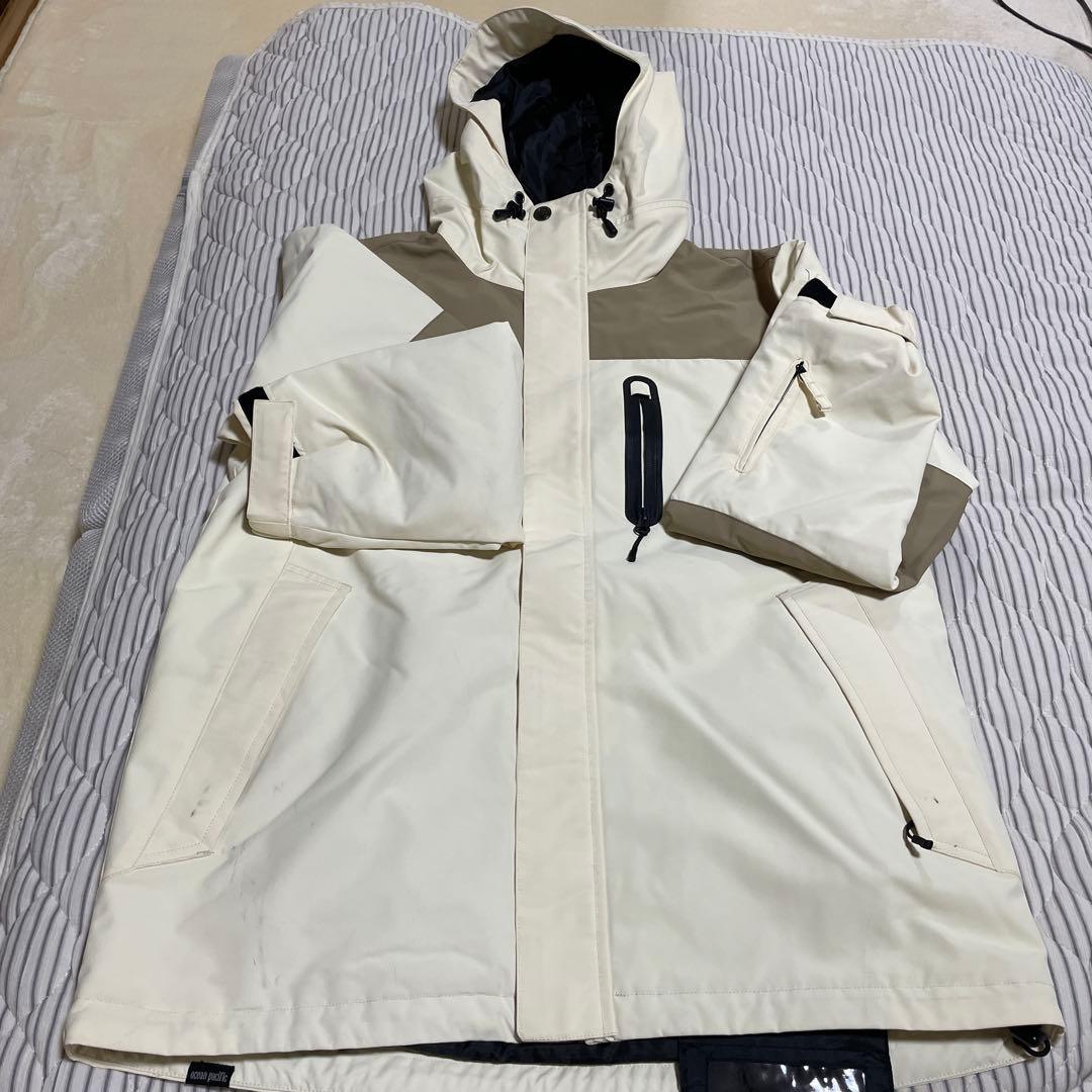 OP ホワイトベージュ ジャケット パンツ上下セット