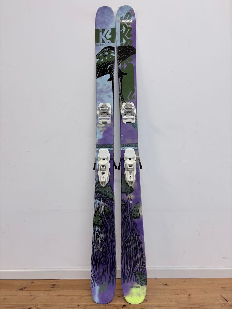 K2 RECKONER スキー板 ビンディング付き