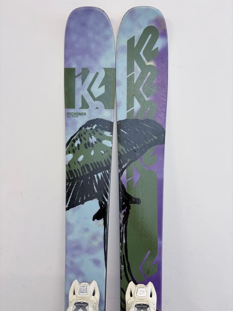 K2 RECKONER スキー板 ビンディング付き