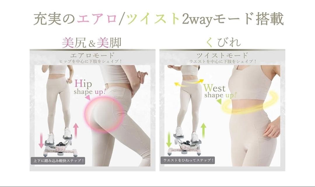 ⭐︎値下げ27日まで⭐︎【ツイストステッパー正規品】エアロ/ツイスト2wayモード