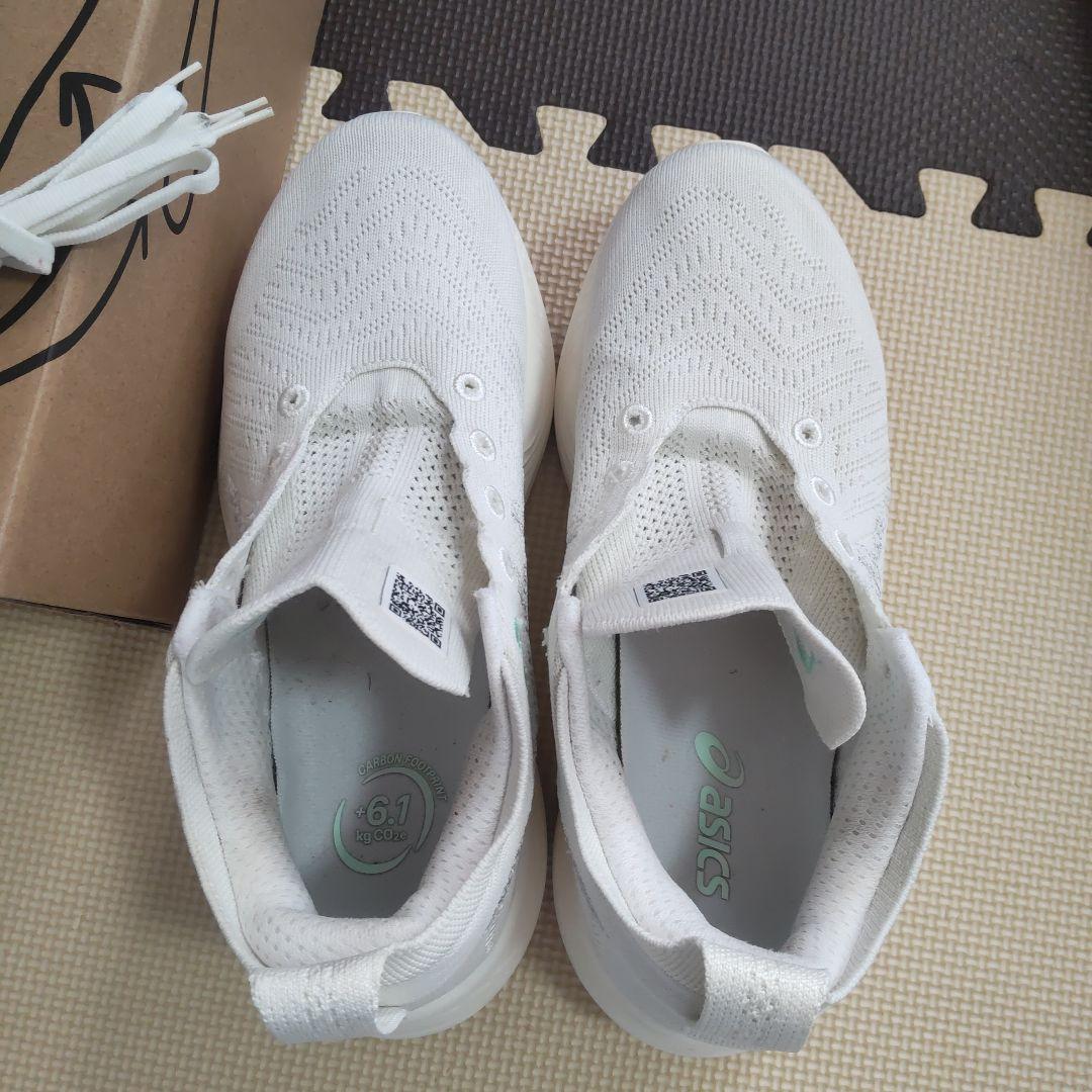 ASICS NIMBUS MIRAI 24.5cm ホワイト