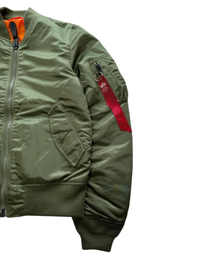 新品 未使用 ALPHA INDUSTRIES MA-1 アウター カーキ XL