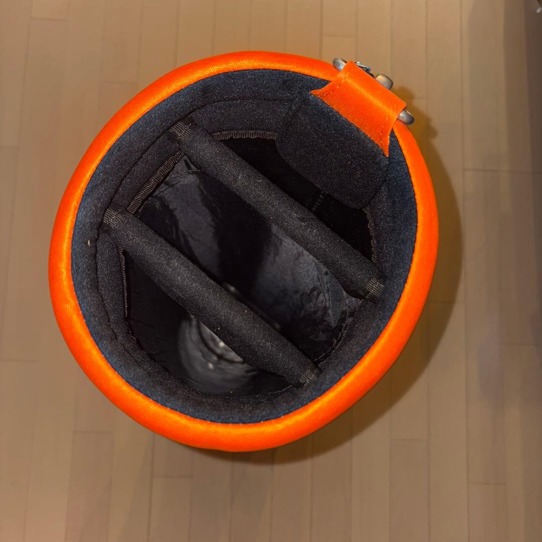 onoff オノフ　オレンジ ゴルフバッグ