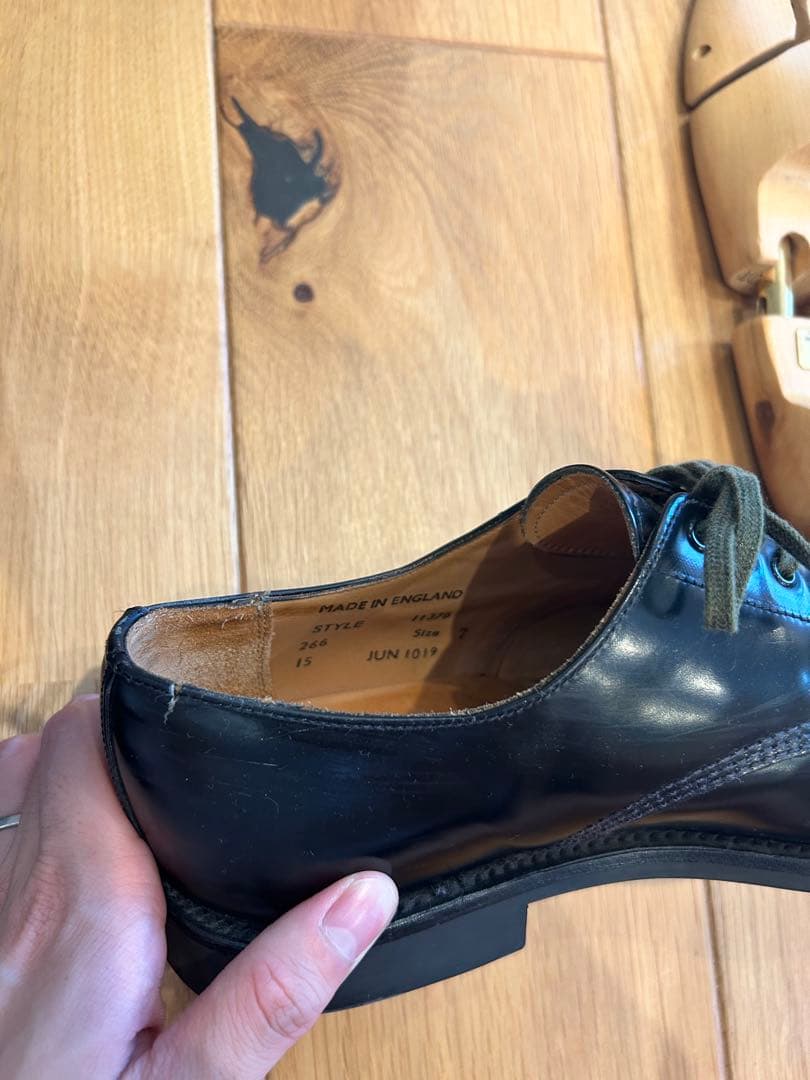 靴 1137B MILITARY BROAD ARROW APRON DERBY