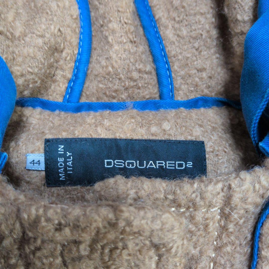 美品‼️DSQUARED2 ディースクエアード　モヘアダッフルコート イタリア製