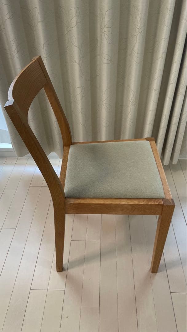 2/3 無印良品オーク材 椅子　ダイニングチェア