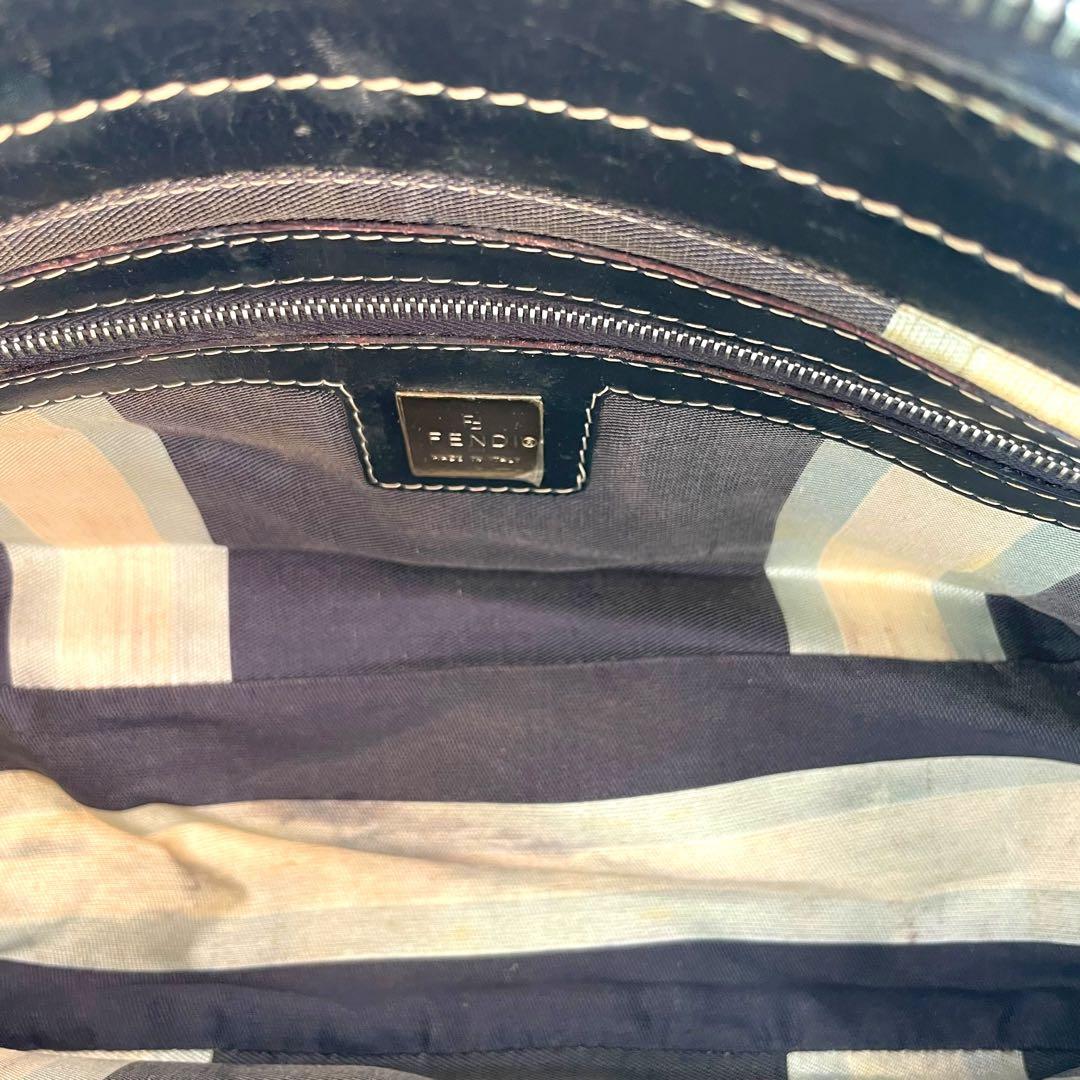 【希少】フェンディ マンマバケット マーブル金具 ワンショルダーバッグ