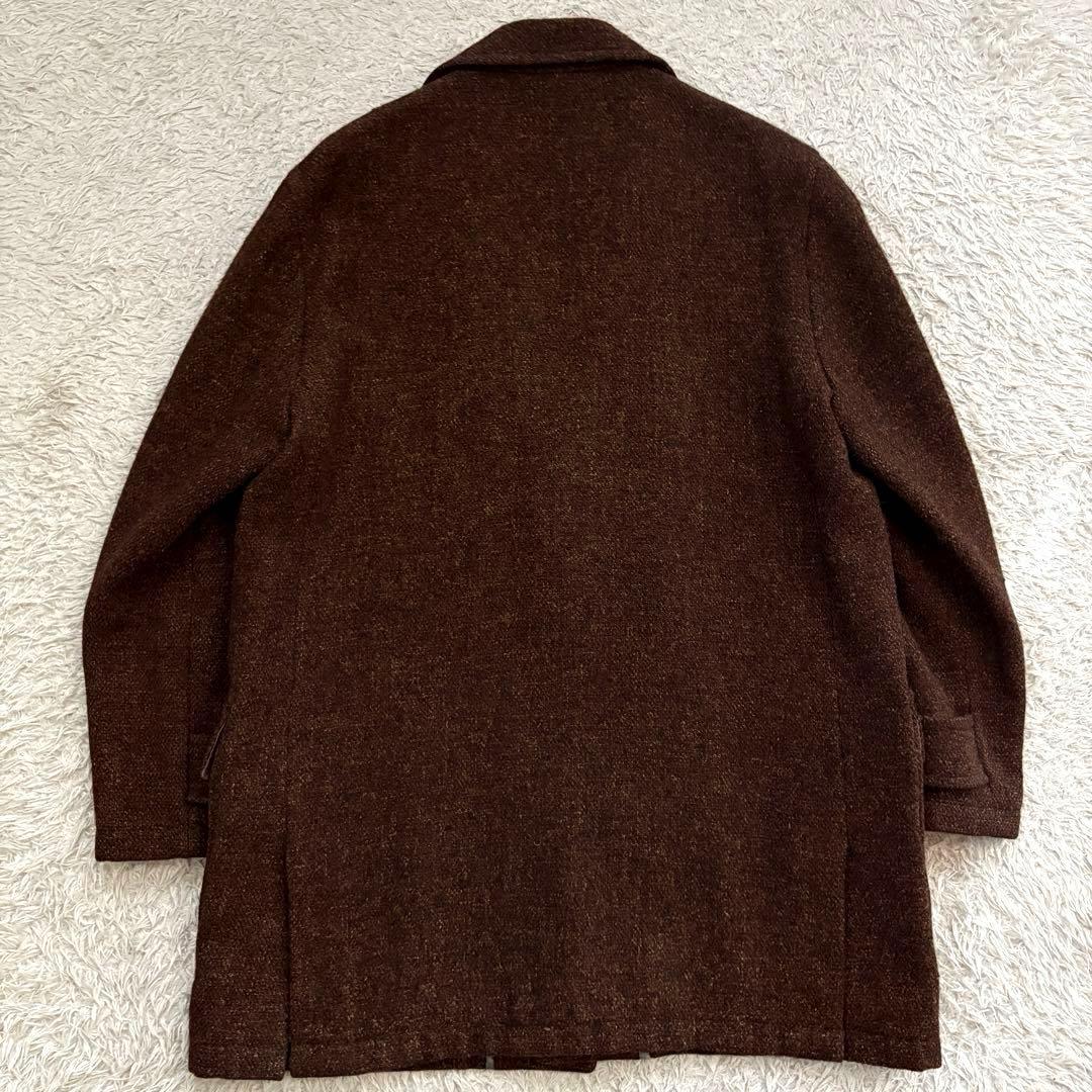 ★ツイード★ ポールスミス BRITISH チェスターコート 胡桃ボタン 茶系