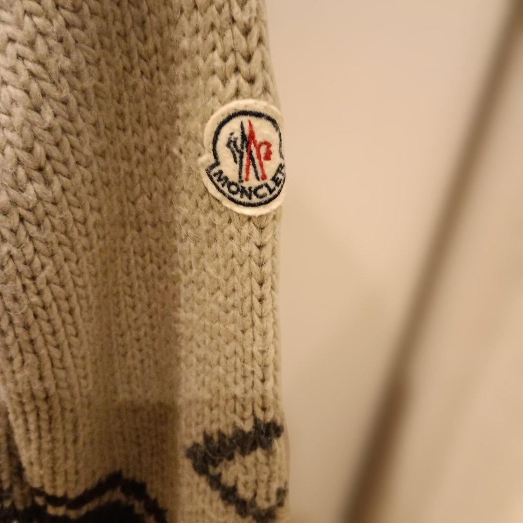 モンクレール　キッズ　ニットパーカー　カウチン　130　美品