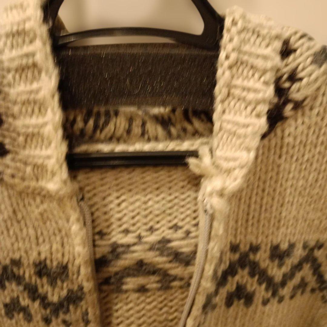 モンクレール　キッズ　ニットパーカー　カウチン　130　美品