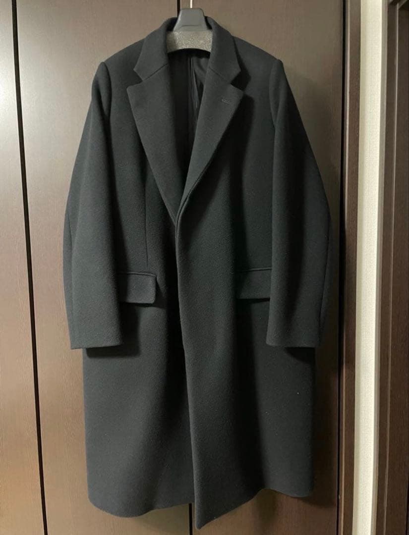 ジャケット・アウター AURALEE SUPER FINE MELTON CHESTER COAT
