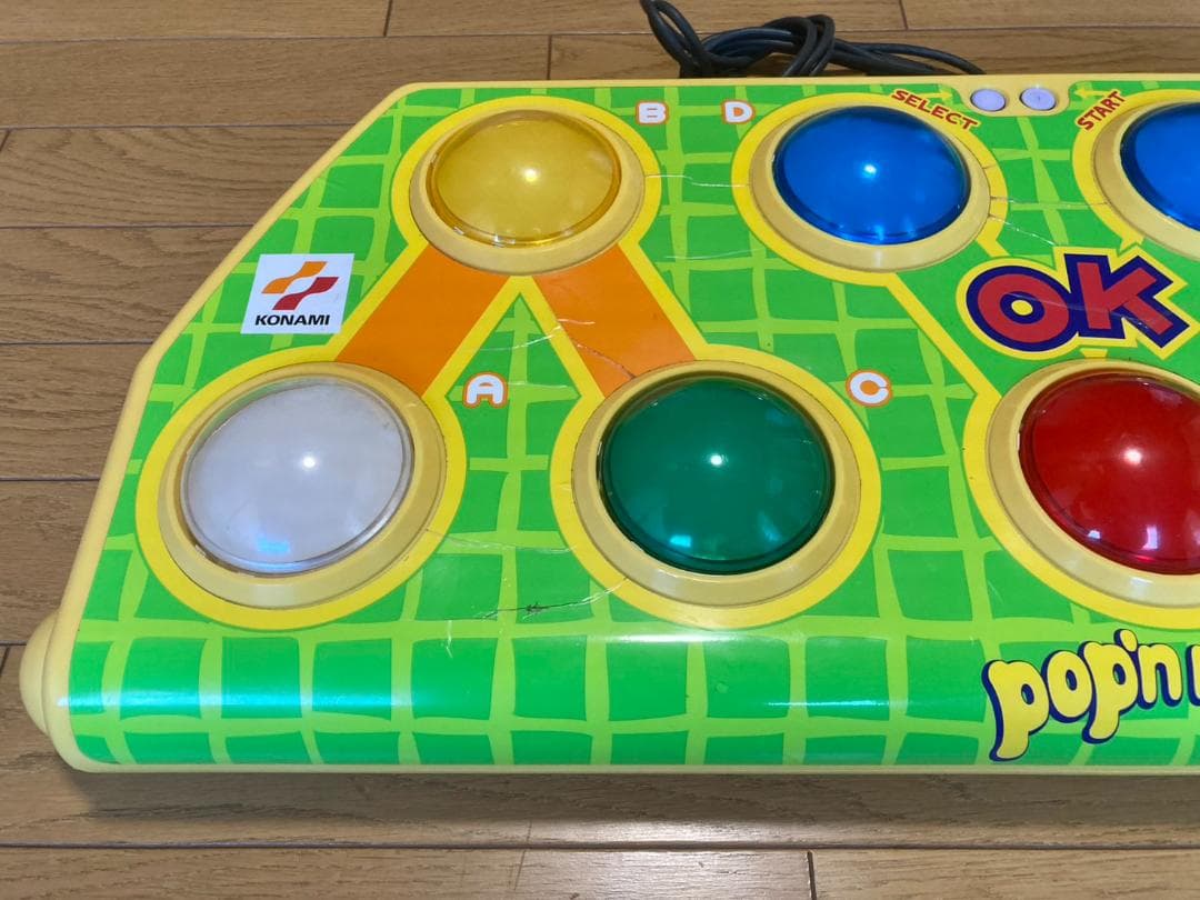 【静音化対策済】ポップンミュージック アーケードスタイルコントローラー
