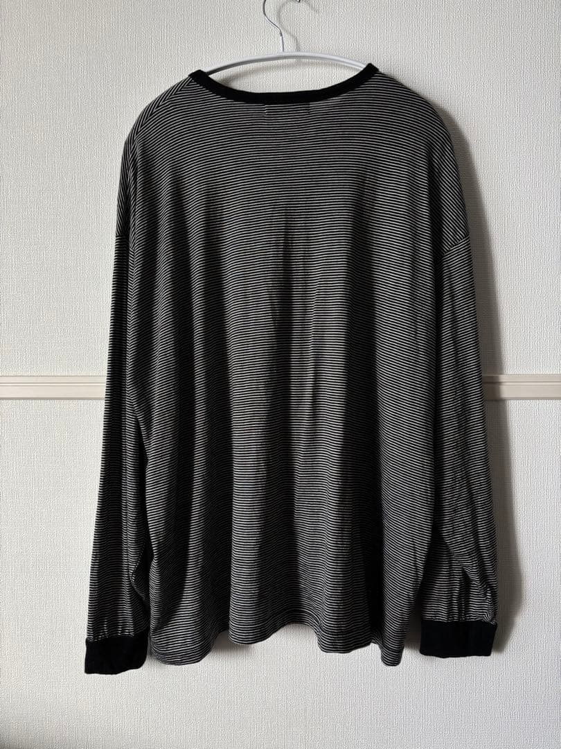 Graphpaper Wool Border L/S Tee グラフペーパー