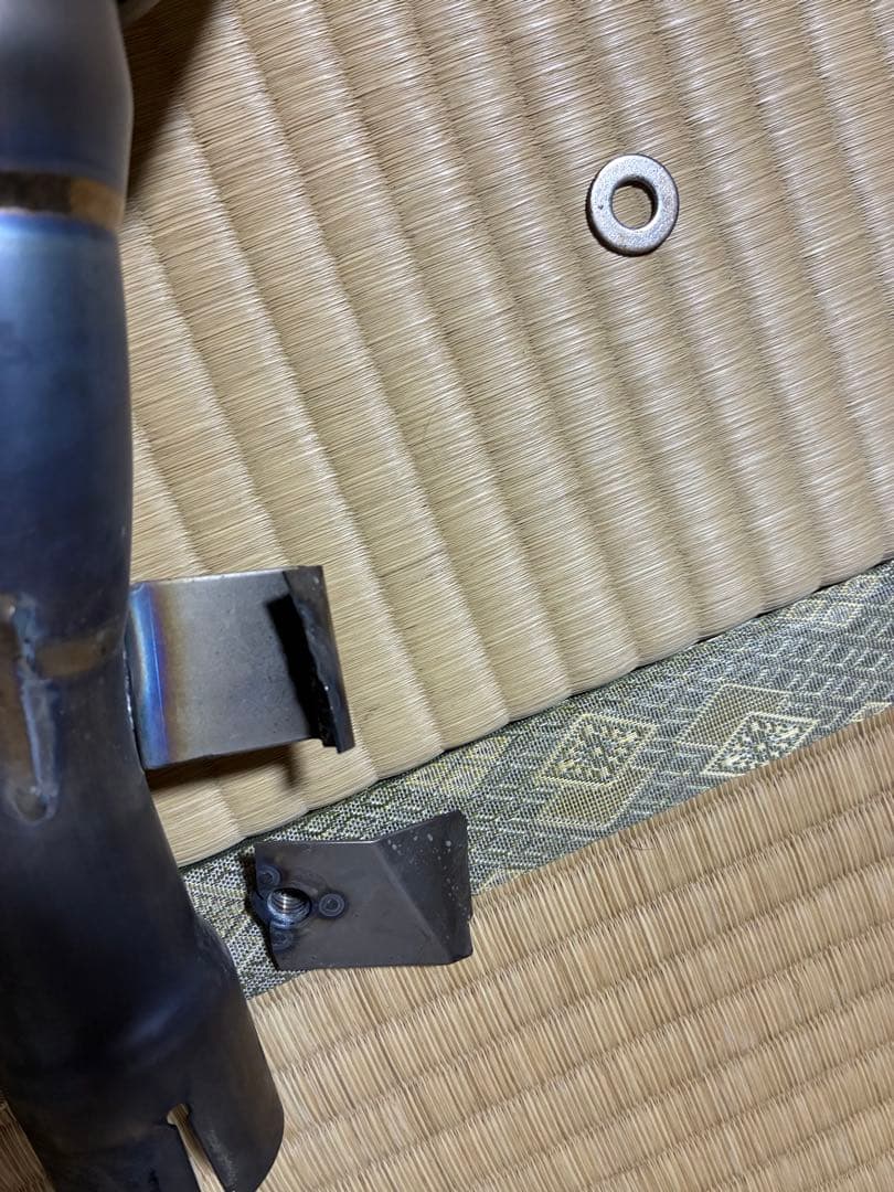 セロー250用　dB‘s チタンスリップオンマフラー　(ステー破損)