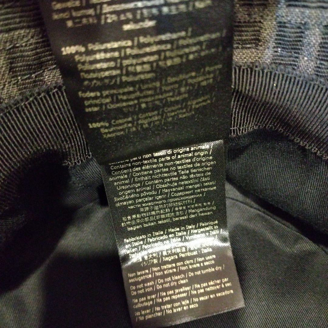 FENDI FFロゴ バケットハット グレー/ブラック