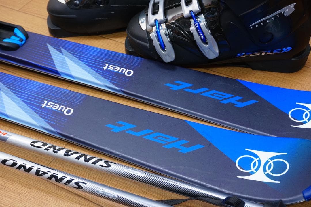 メンテ済 150cm 靴26～26.5cm HART カービングスキーセット