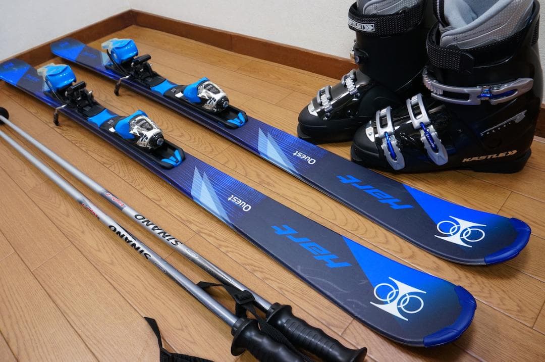 メンテ済 150cm 靴26～26.5cm HART カービングスキーセット