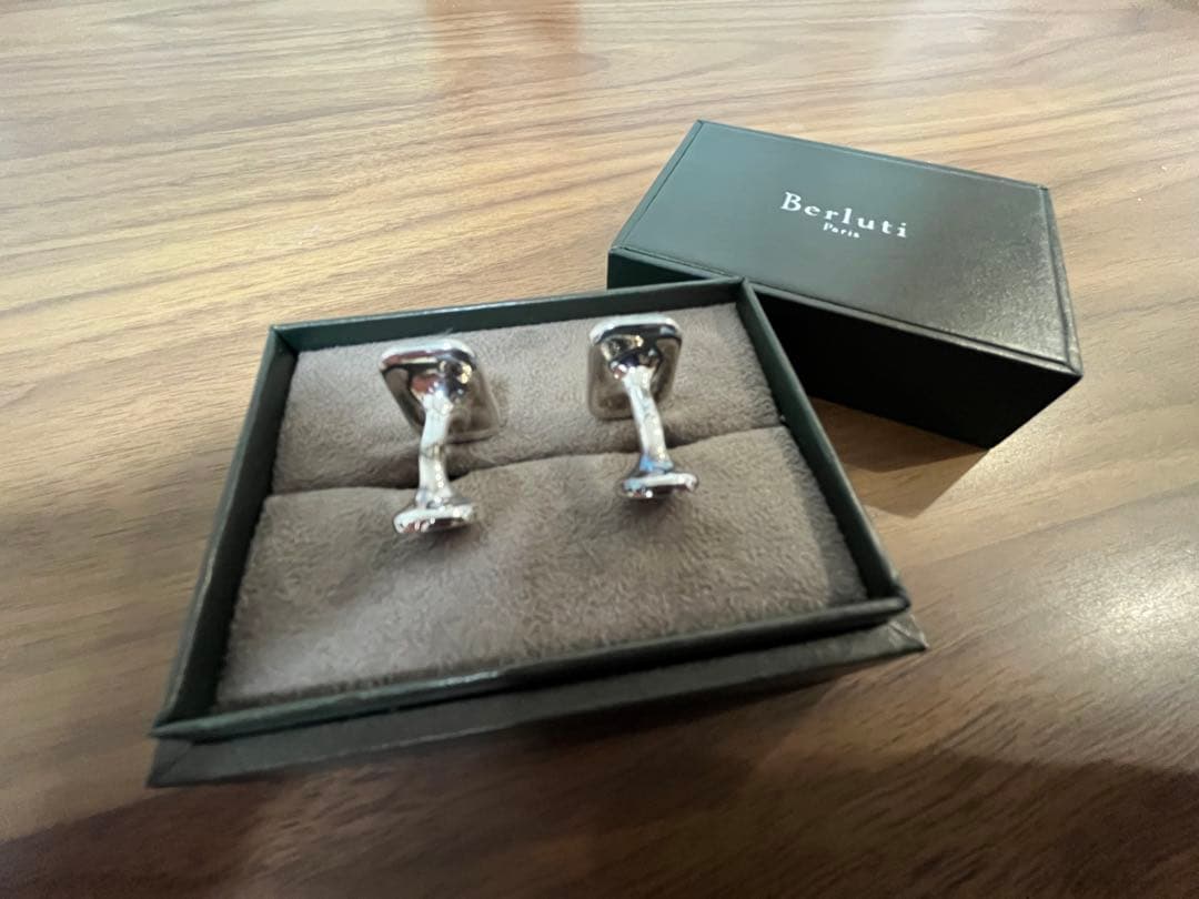 【美品】ベルルッティ カリグラフィー カフリンクス