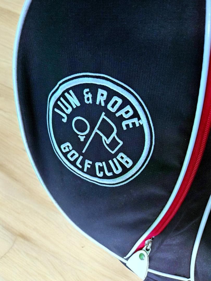 送料無料/美品JUN & ROPE スタンド式キャディバッグ NAVY