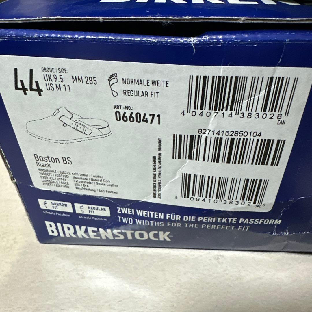 BIRKENSTOCK ボストン BS ブラック 44