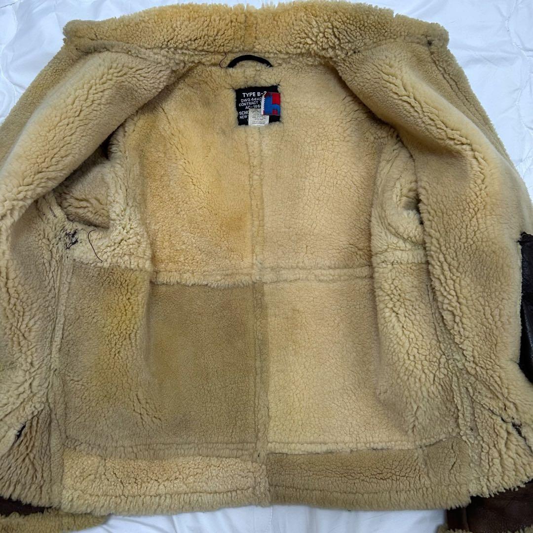 Schott ショット シープスキン B-3 フライトジャケット USA製 40