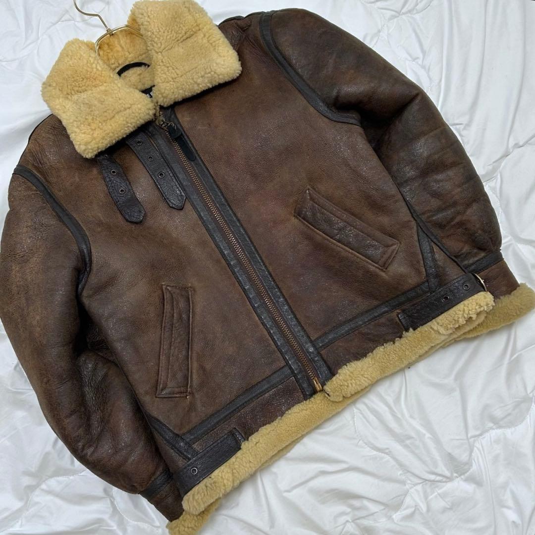 Schott ショット シープスキン B-3 フライトジャケット USA製 40